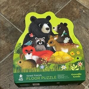 Crocodile Creek Forest Friends 45-Piece Floor Puzzle – Like New